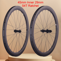 CSC 1390G 45x35mm 29mm Inner Rim Gravel Bike Carbon Wheels 54T Ceramic Bishing Center Lock 700C Disc Brake Carbon Fiber Wheelset