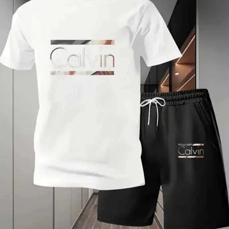 

Костюмы из двух предметов, мужские винтажные наряды, повседневные мужские комплекты с короткими рукавами, летняя пляжная текстурированная рубашка и шорты для отдыха