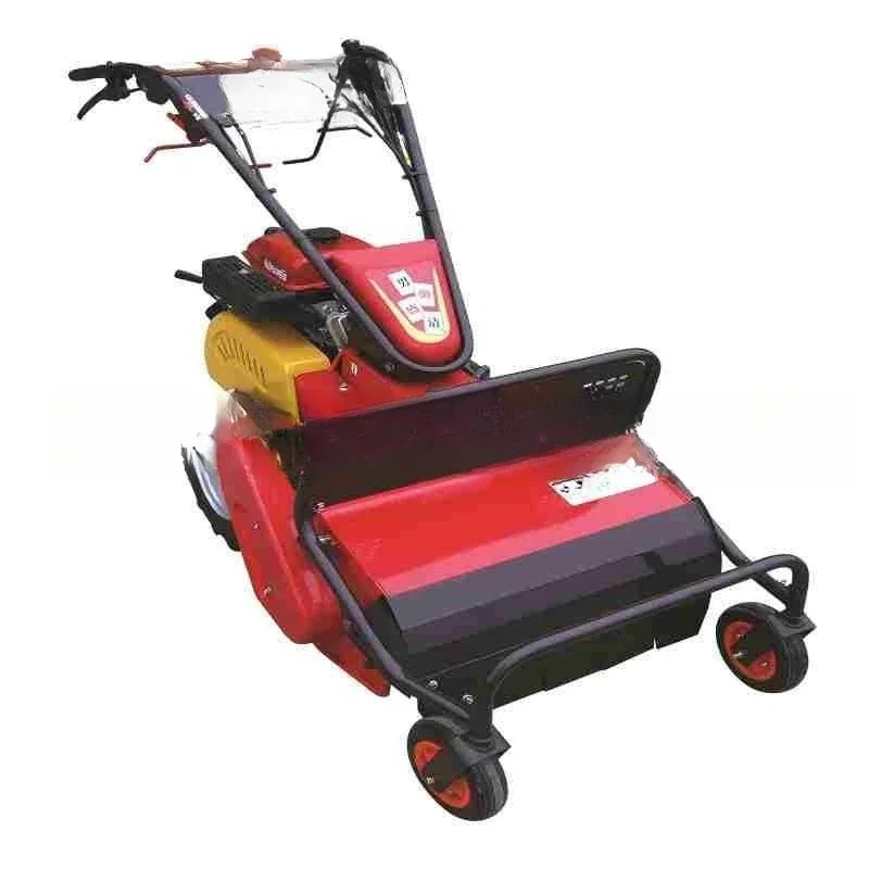 Zhushui lawn mower crawler self-propelled barren grass machine slope lawn mower lawn cutting knife hammer knife