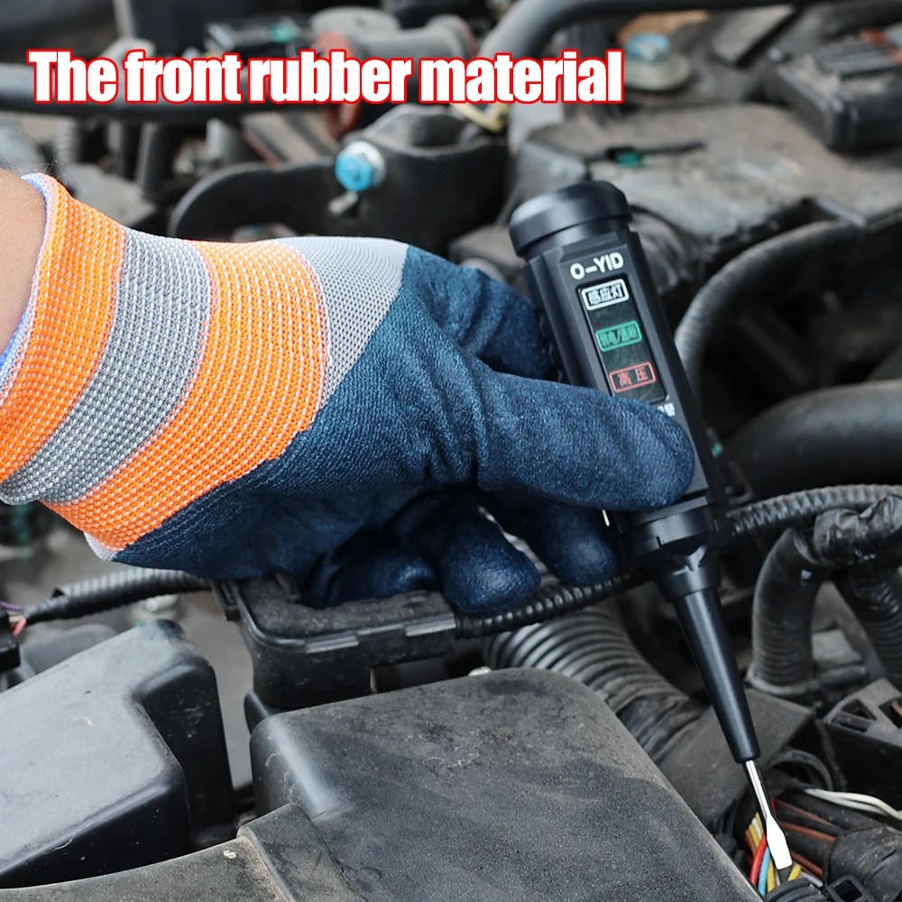 1/10pairs Nylon Work Gloves Non Slip Wear Resistant Men Women Anti Slip Safety Protective Gloves Construction Warehouse Mittens