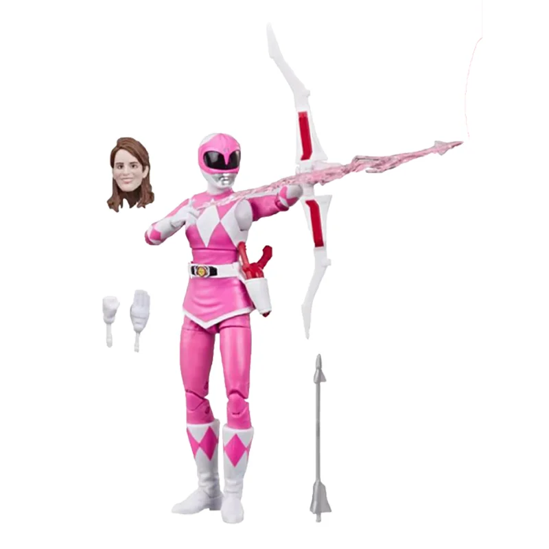 [In Stock] Original Power Rangers Lightning Collection Pink God Ranger Anime Action Figure Statue Figurine Figuras Gifts Toys