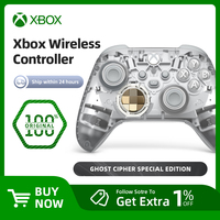 Microsoft Xbox Core NEW Ghost Cipher Wireless Controller Electric Volt White Black for Xbox Series X S Xbox One Controller