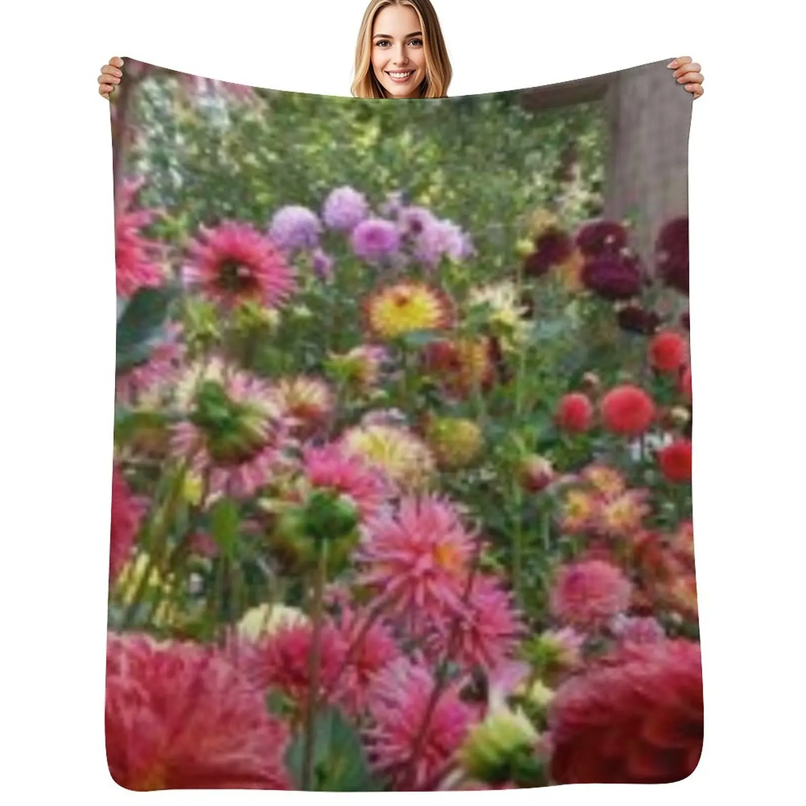 

Nice dahlia flowers. Throw Blanket Blankets For Baby For Baby Nap Fashion Sofas Blankets