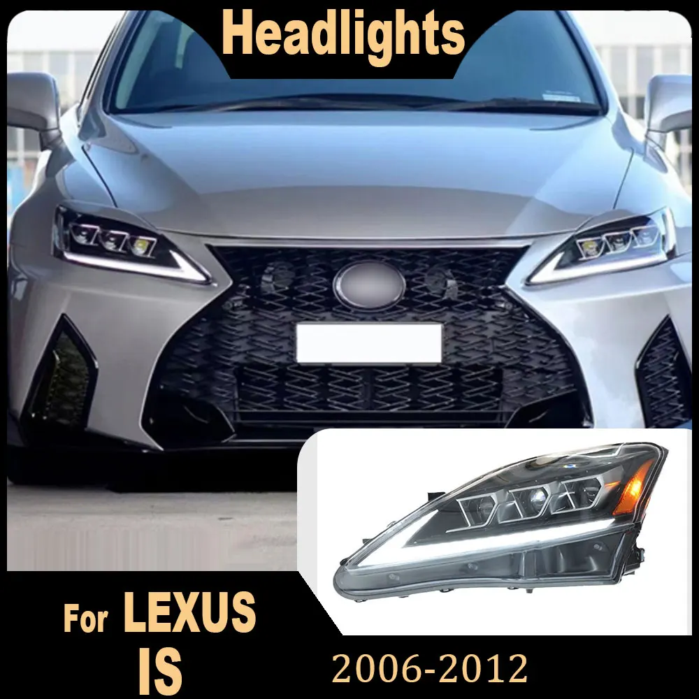 Accessories LED Projector Headlights For Lexus IS250/ IS250C IS350 IS350C IS 220d 2006-2012 2008-2014 Turn Signal Plug and play