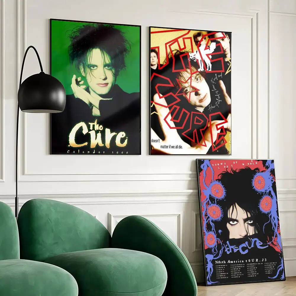 The C-Cure  Classic Band Poster Decorative Wall Art Stickers Mural Photo Print for Home Living Room Hallway Decor