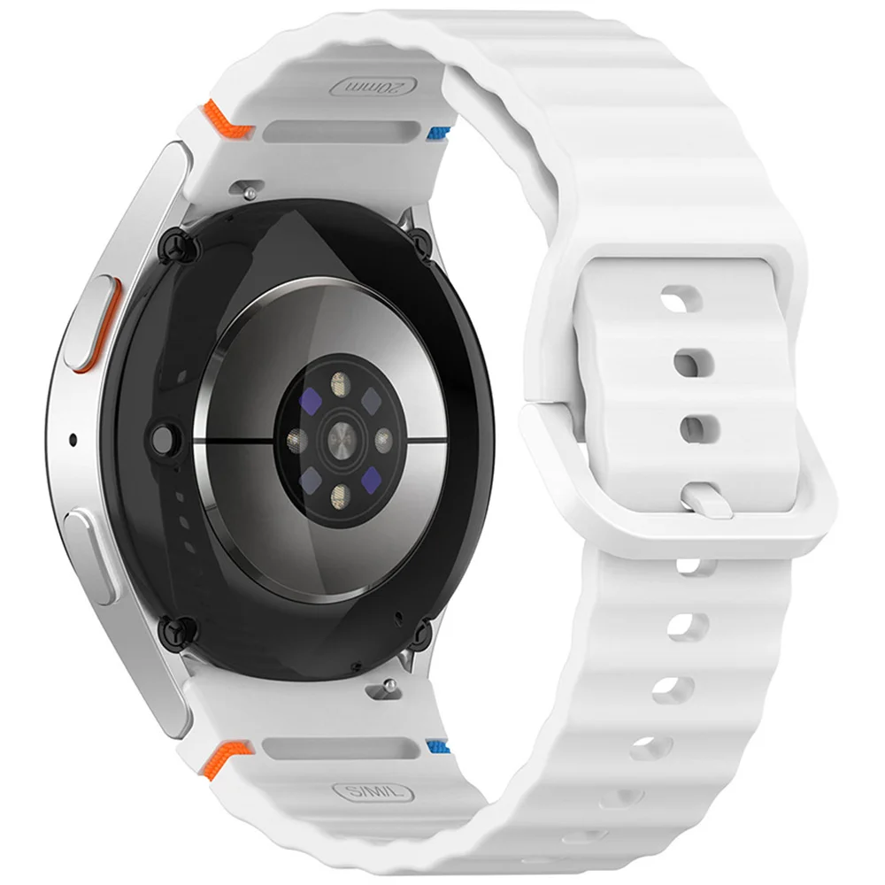 เปลี่ยนสายนาฬิกาซิลิโคนนาฬิกาข้อมือสําหรับ Samsung Galaxy Watch 7