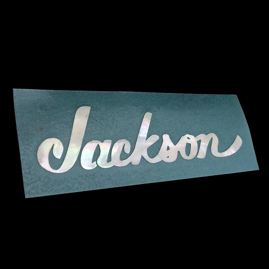 0.1 mm Thickness Jackson Guitar Logo Decal Australia Mother Of Pearl