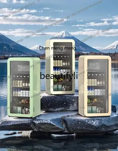 

Z189 Ice Bar Dun Dun Bar Морозильная камера Холодильник для дома Гостиная Офис Напитки Маленький винтажный холодильник