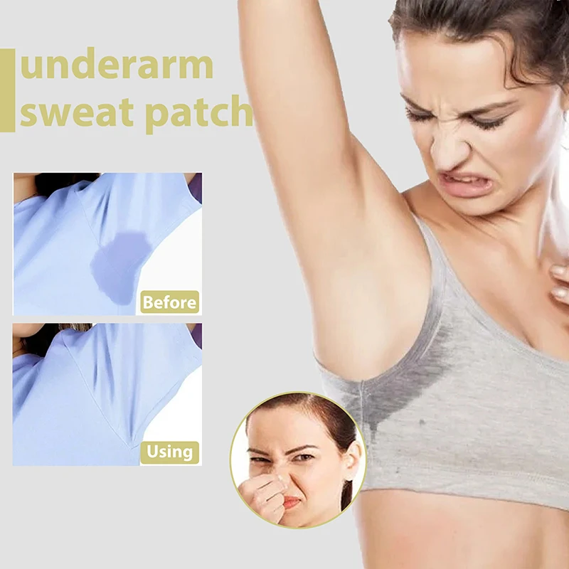 12Pcs Disposable Absorbent  Deodorant Armpit Patch Underarm Armpit Sweat Pads