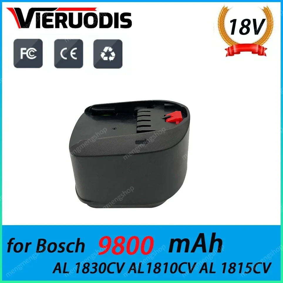 

For Bosch 18V 6.8AH/9.8AH Lithium Ion Rechargeable Tool Battery PBA PST PSB PSR Bosch Home, Garden Tools (TypeC only) AL1810CV