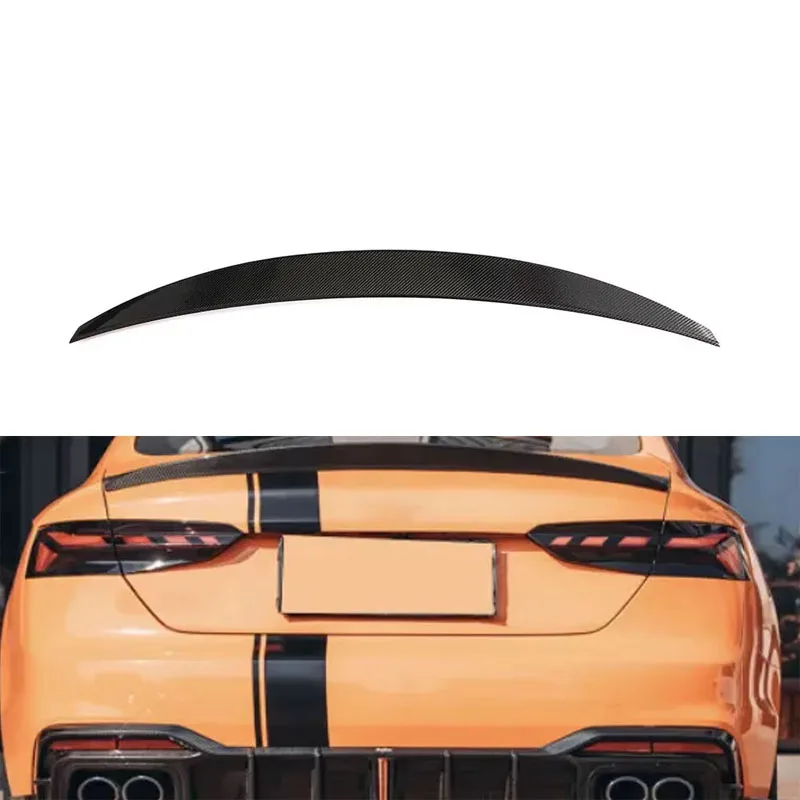 

Carbon Fiber Rear Trunk Spoiler Boot Wing for Audi A5 S Line S5 RS5 Sportback 2018 - 2023