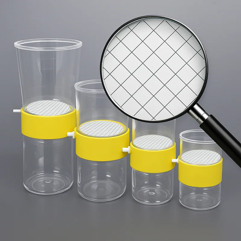 100pcs MCE Membrane Filter Mixed Cellulose Esters Disc Filters Sterile Black Gridded Hydrophilic 47mm 0.45um Individually Packed