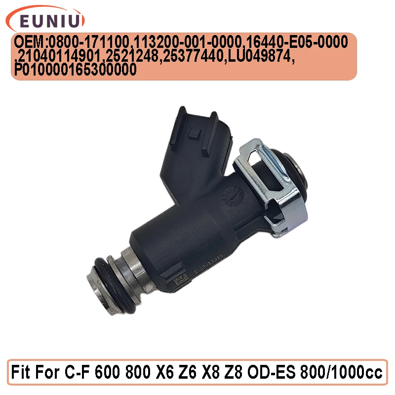 Fuel Injector For CF X8 800 800CC CF UForce Zforce 800-EX 0800-171100 25377440 16400-F39-0000 21040114901 LU049874