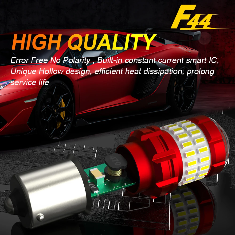 BMTxms 2X 1156 BA15S P21W LED عكس النسخ الاحتياطي ضوء Canbus ل ألفا روميو جوليتا 145 146 147 156 166 159 GTV العنكبوت بريرا ميتو #4