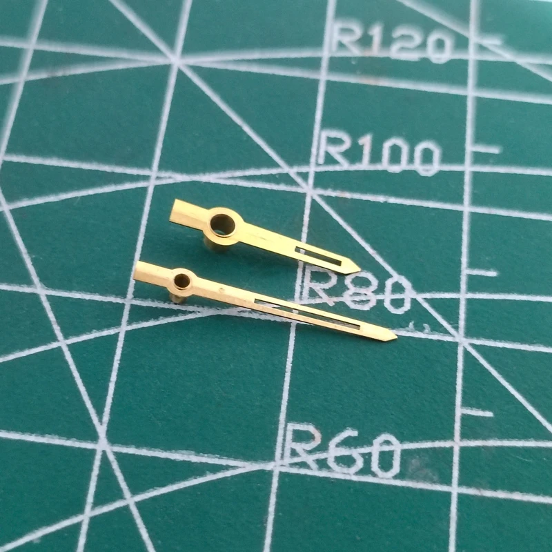 Aiguilles de montre pour Tourbillon, dorées ajourées, pour la fabrication de montres DIY