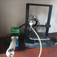 HE3D 3D Clay Printer upgraded with CREALITY ender3 v3-SE ceramic  500ml  barrel TC-220