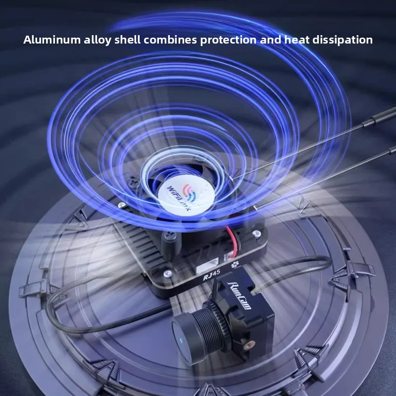 RunCam WiFiLink2 Transmisión de imágenes digitales de alta definición OpenIPC Avión modelo de ala fija con accesorios para drones de baja latencia