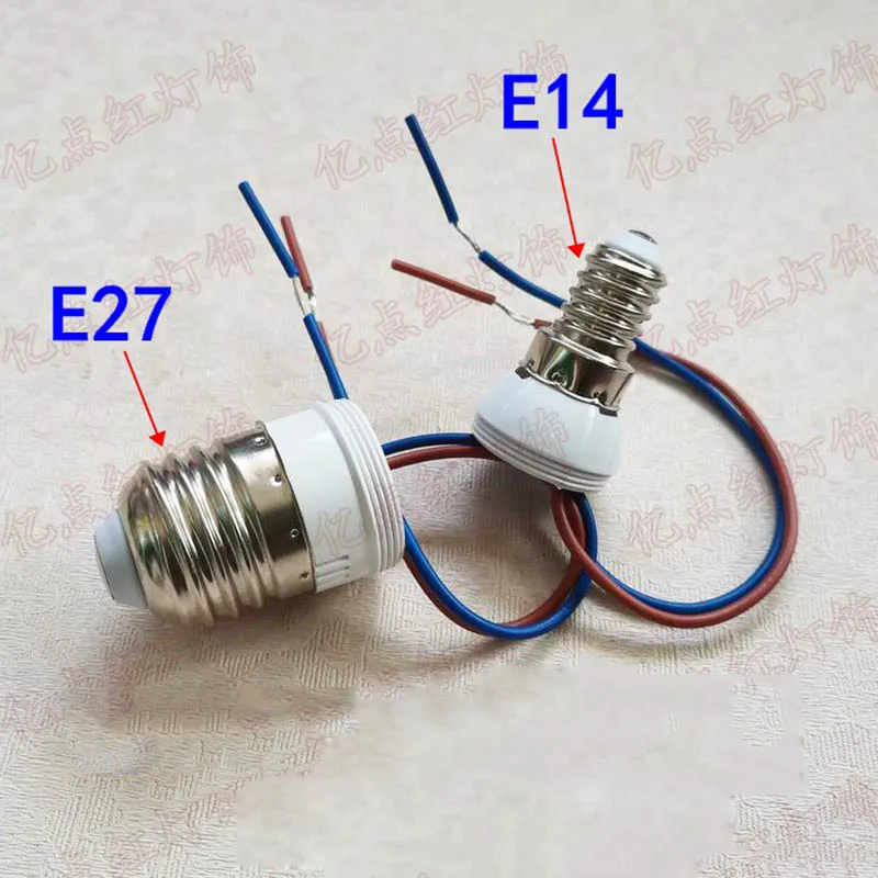 E14 E27 리드 파워 램프 거치대, 220V E14 E27 램프 거치대 나사, 와이어 플라스틱 램프 홀더, 크리스탈 조명 개조용 전구소켓 led 스탠드 e27 소켓 홀더 e27 소켓 전구 소켓 램프홀더 e27 소켓 e27 led스탠드 220전구소켓 e27