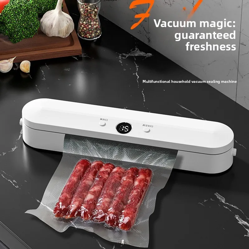 New Mini Vacuum Packaging Machine Food Sealer Sealing Machine Plastic Sealing Machine Household Preservation