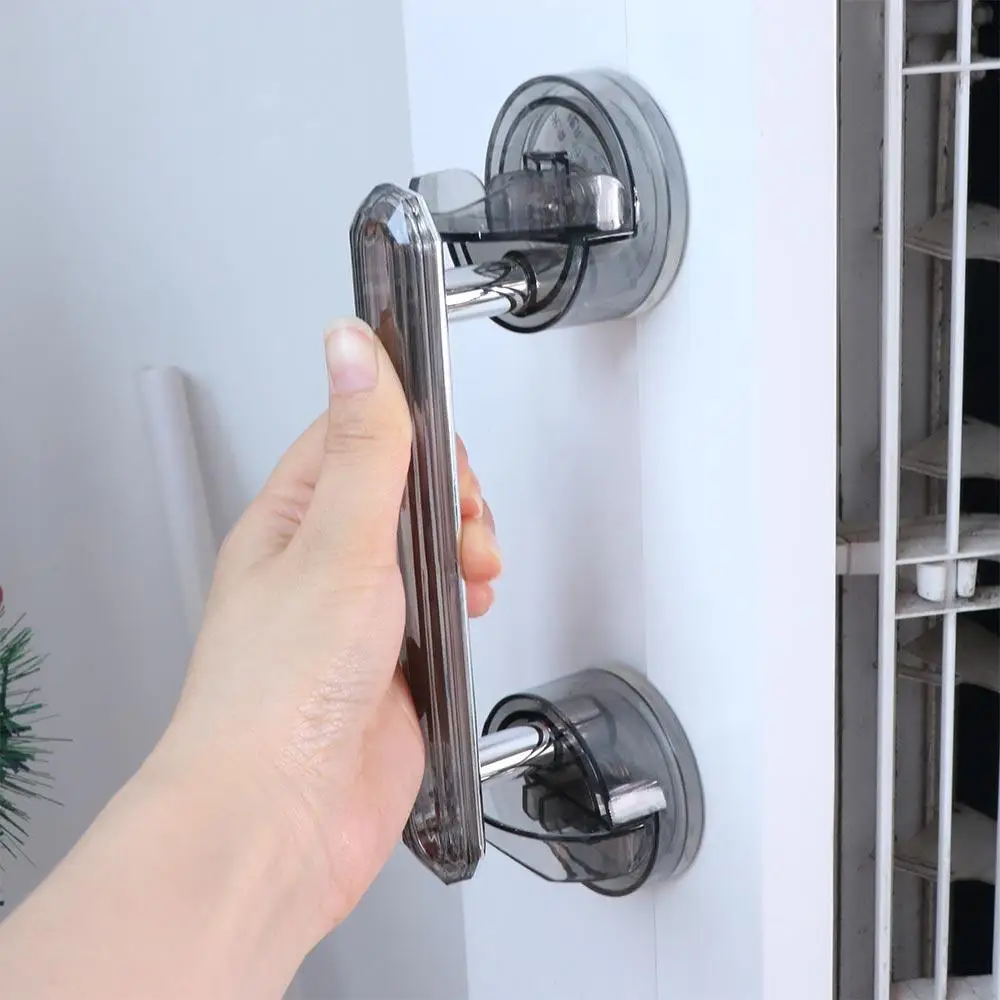 

Anti-slip Suction Cup Door Handle Hole Free No Drilling Sliding Door Handle non Perforated Safety Glass Door Handrail Bathtub