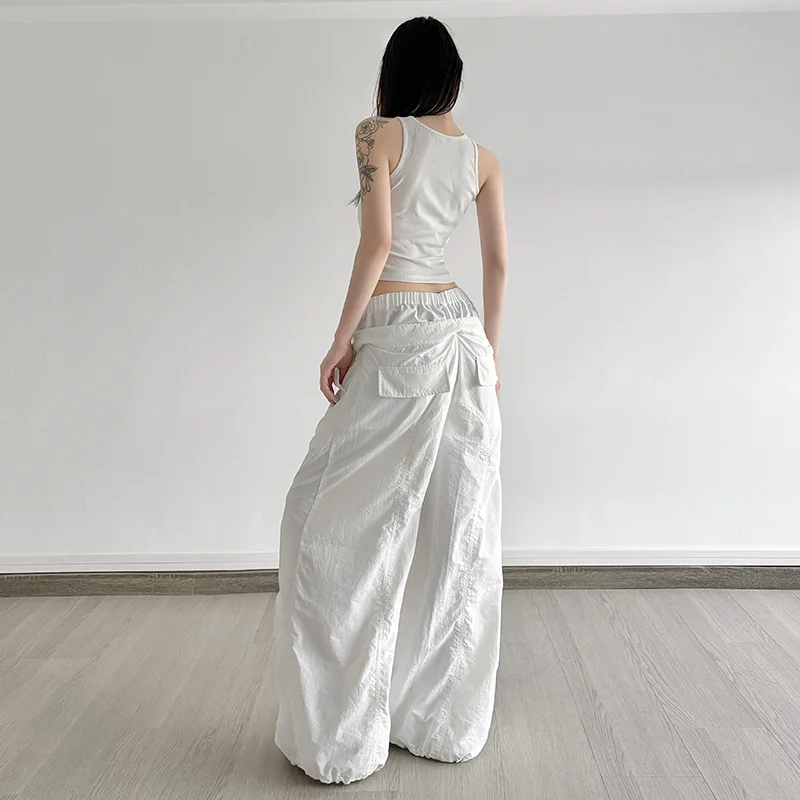 سراويل المظلة النسائية أرخص الشتاء الصوفية متوهجة صورة ظلية خمر في الهواء الطلق المتضخم مبطنة بالصوف مريحة الشمال الحد الأدنى #1