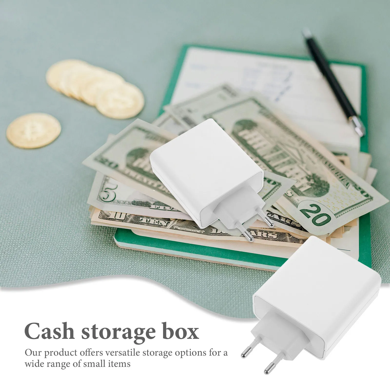 

Hidden Storage Box Size S Eu Plug Style Metal Plastic Compact Portable Safe For Cash Jewelry Shaped Hidden Container