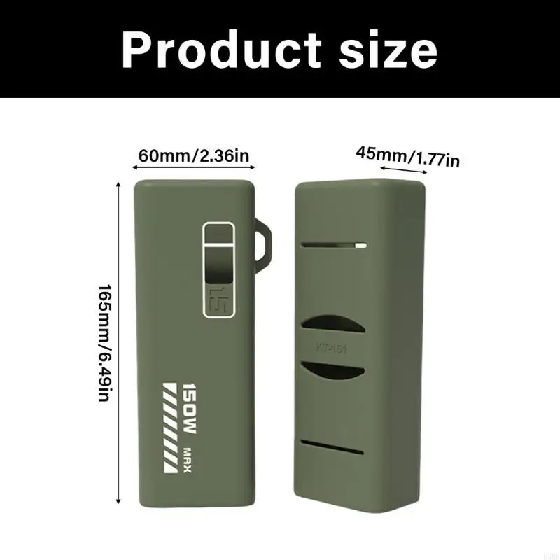 No. 15 150W 전원 은행의 D5BB 휴대용 실리콘 케이스 여행 여행 스토리지 여행