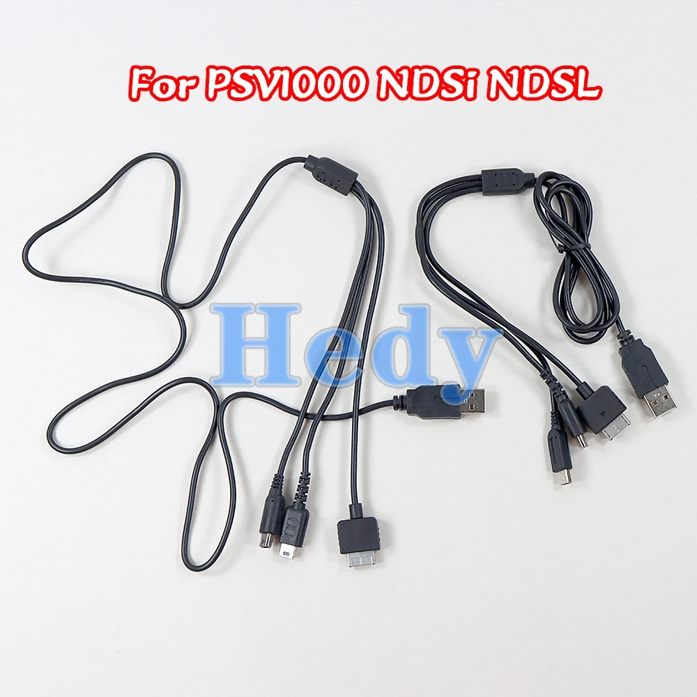 닌텐도 NDSL / NDS NDSI XL 3DS/psv1000에 대 한 충전 케이블 코드에 10PCS 3 1 USB 충전기