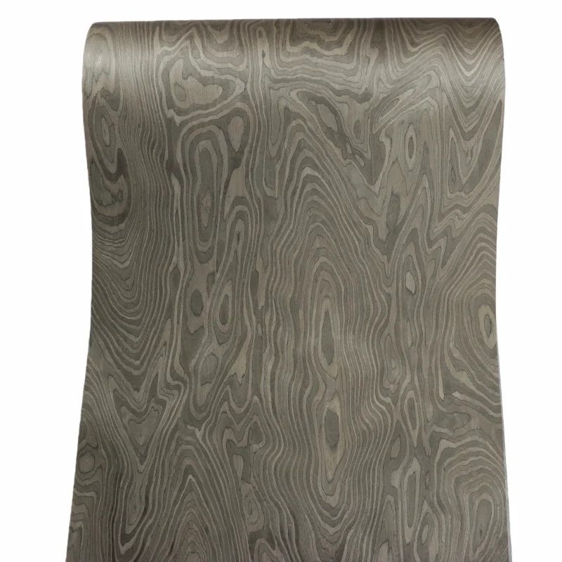 High-End Hand-Applied Wood Veneer Decorative Panel Real Wood Design for Hotel Furniture Cabinet Electric Guitar Style