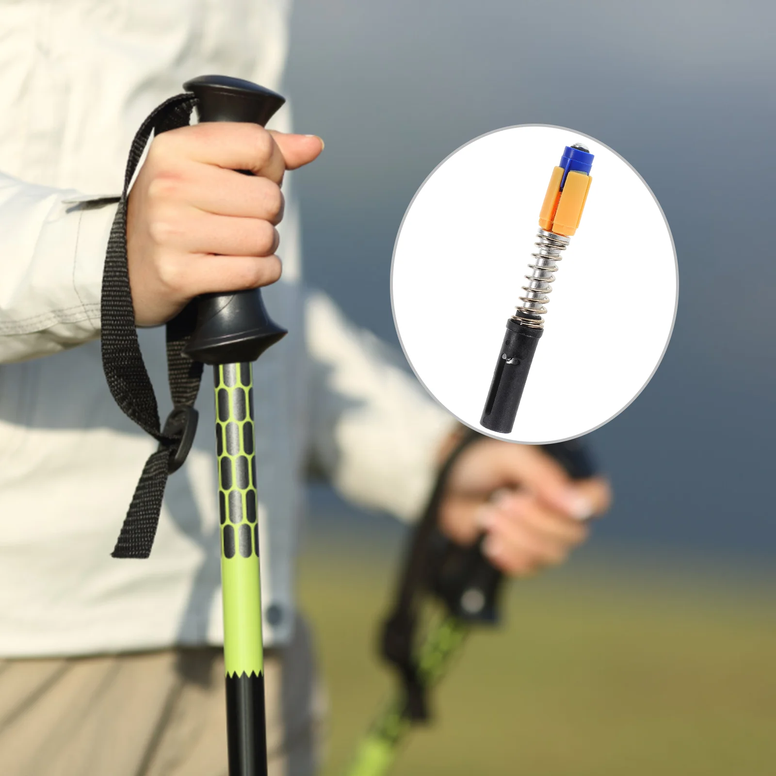 

Trekking Pole Expansion Tube Tubes Walking Stick Internal Lock Foot Plastic Supply