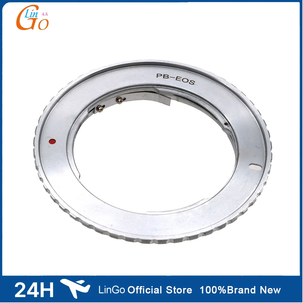 LinGo Mount Adapter Ring for Praktica PB P B Lens to for Canon E0S EF EF-S Adapter 7D 60D 500D 1100D,Camera Accessories
