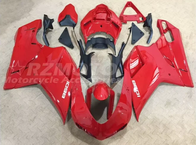 High quality New ABS Full Fairings Kit Fit for Ducati PANIGALE 848 1098 1198 1098S 1198S Bodywork Set Custom Red