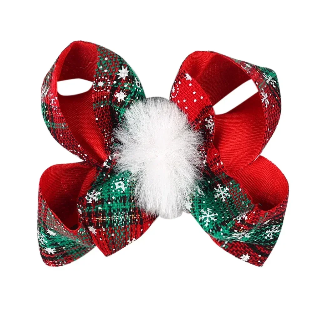 

Christmas Baby Girls Hair Clips Cute Bow Hairpins Children Barrettes Headwear Kids Hair Accessories Xmas Party Hairgrips Gifts