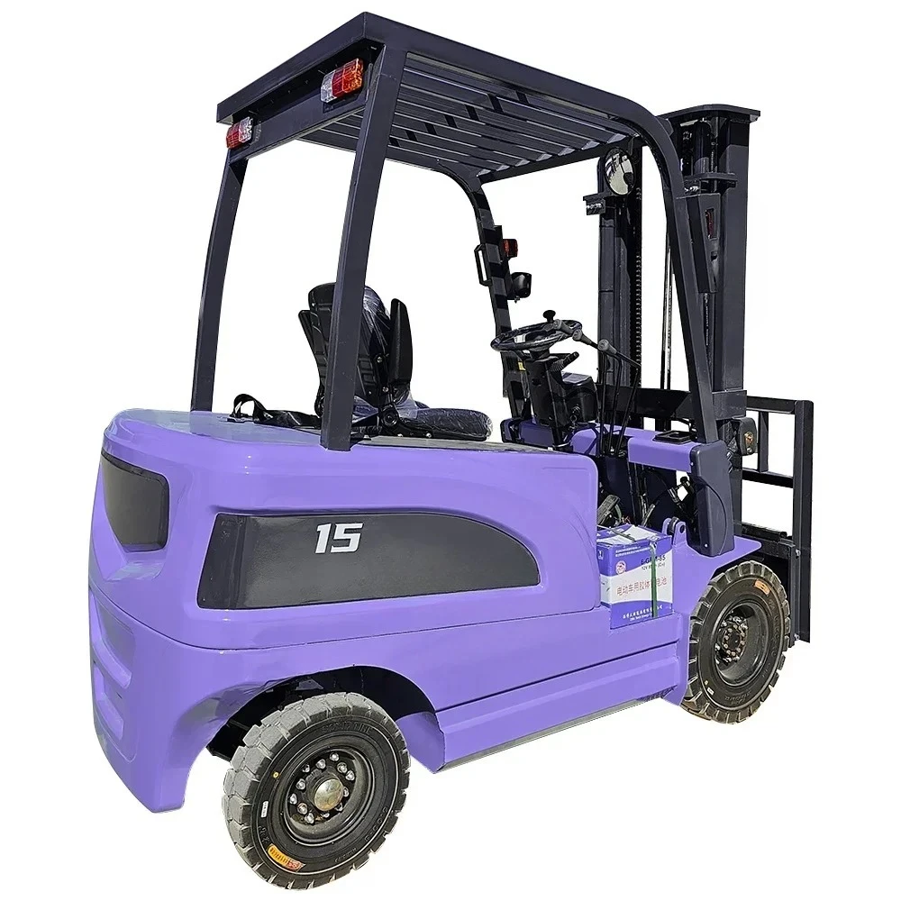 

YG Customized 72V 600ah Fast Charging Battery Forklift CPD15 1.5 Ton Electric Fork Lift