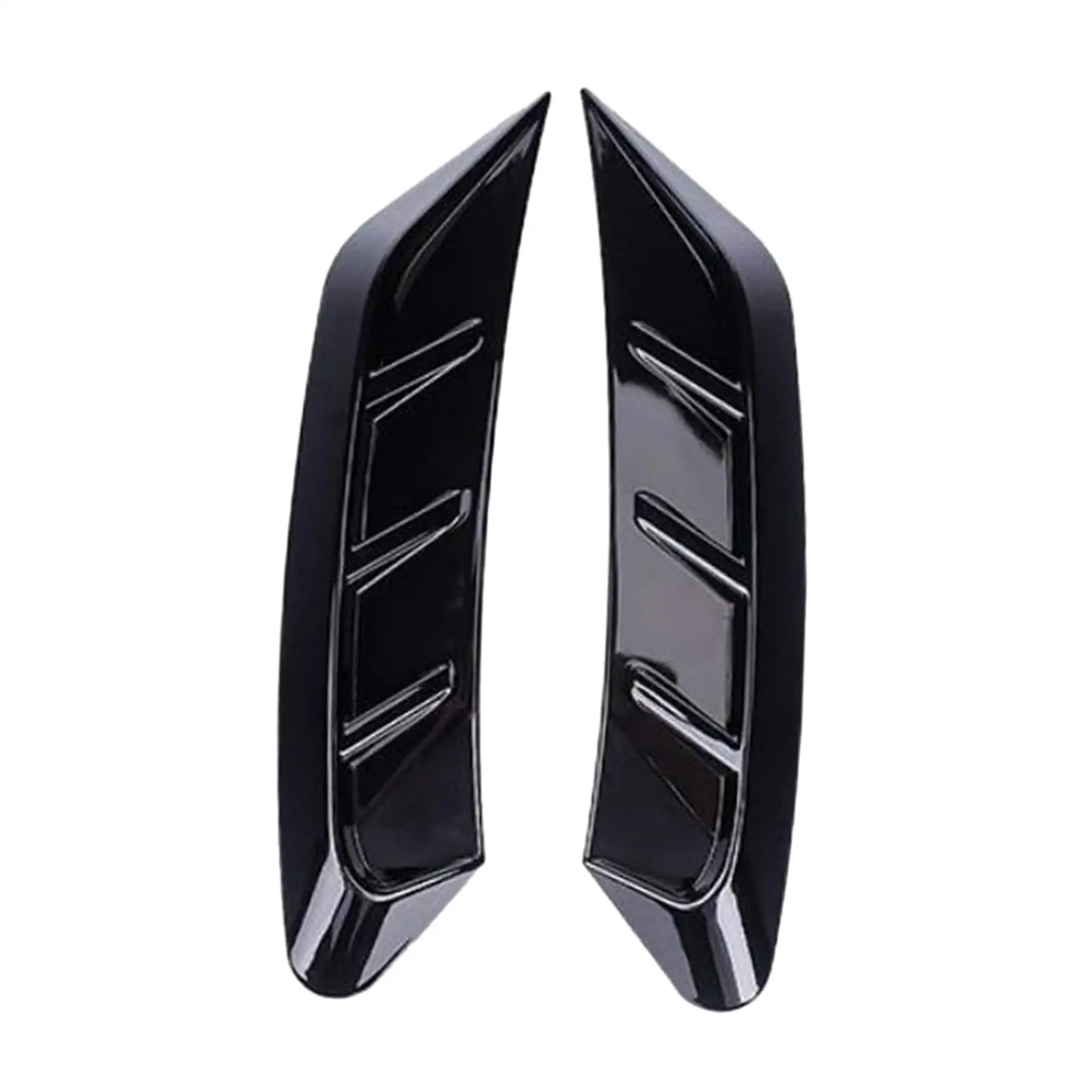 2 Pieces Car Headlight Eyebrow Headlamps Eyebrow Cover for Auto Vehicle