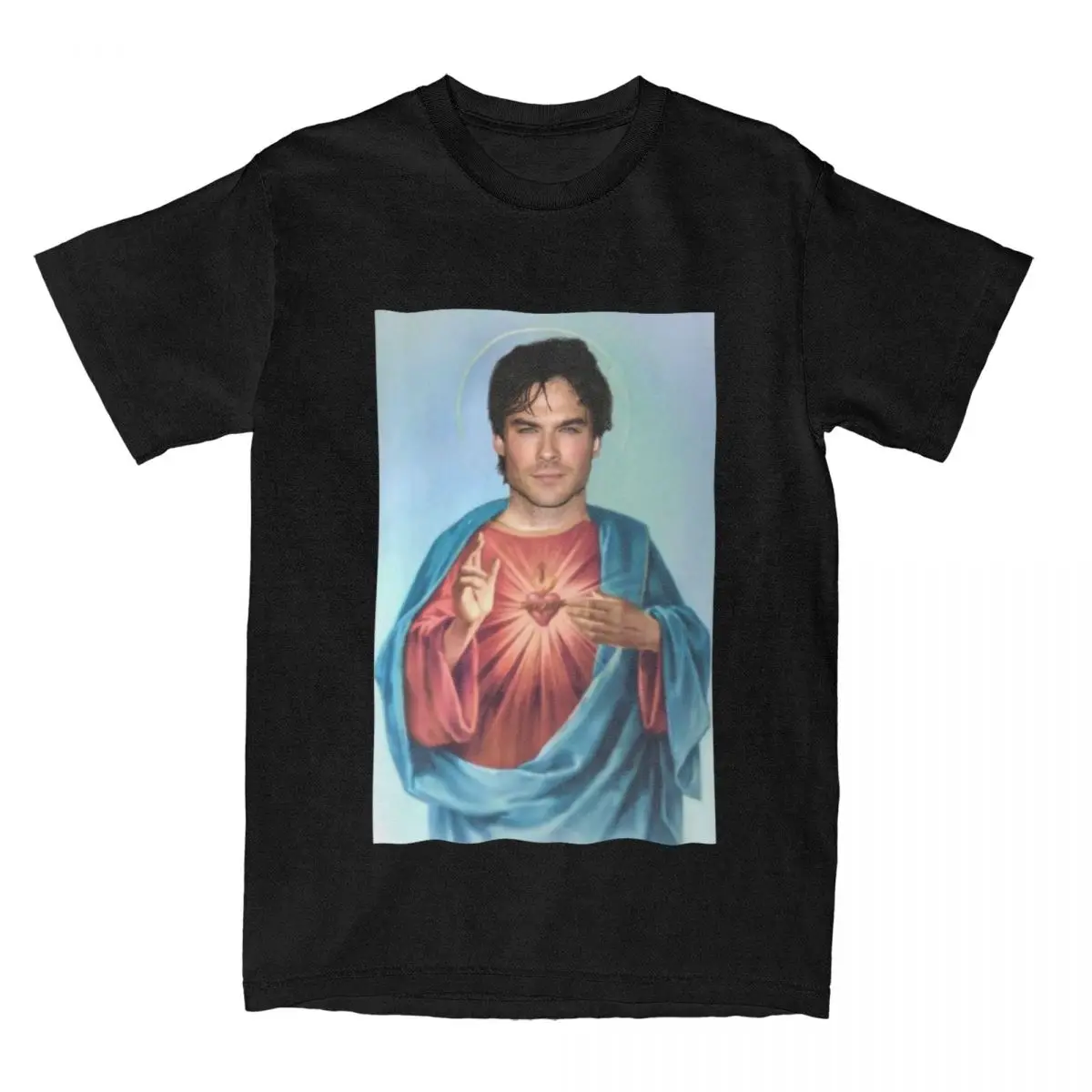 Men Women Damon Salvatore Ian Somerhalder Virgin Funny Shirt Accessories Casual 100% Cotton T Shirt Tee Clothes Birthday Present