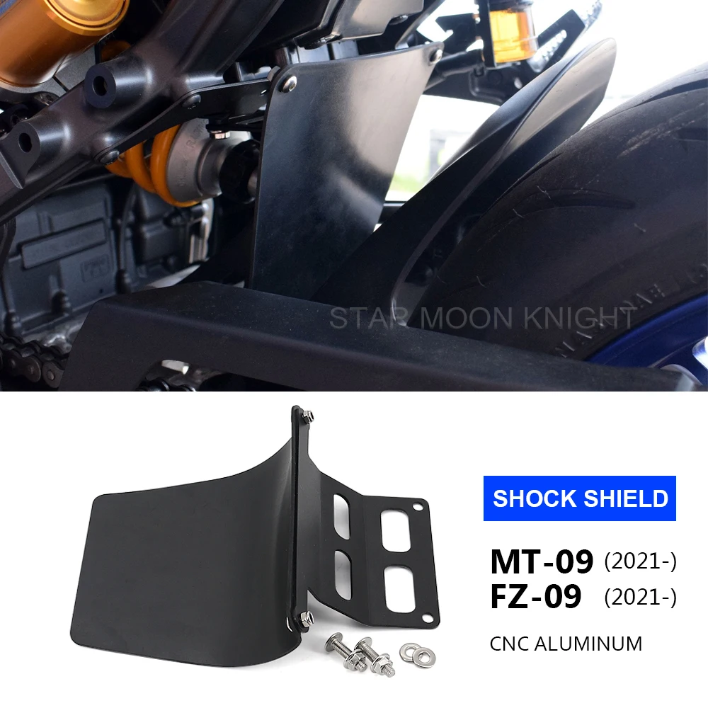 

For Yamaha MT-09 MT09 MT 09 SP 2021 2022- Motorcycle Accessories Absorber Shock Shield Protect Plank Mudguard Rear Hugger Fender