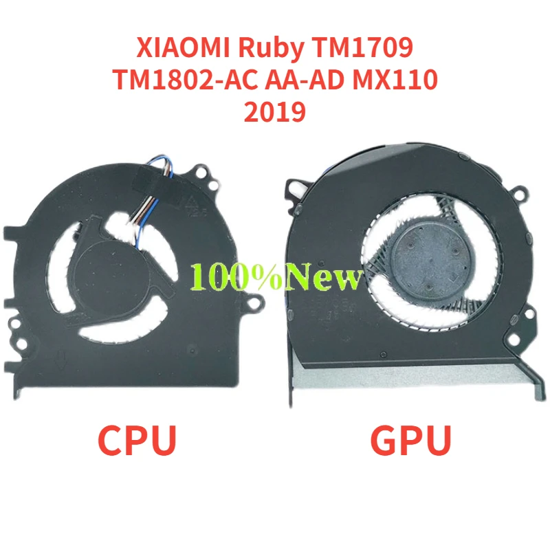 Laptop CPU FAN FOR XIAOMI Ruby TM1802-AA TM1802-AD TM1802-AC TM1802-AN TM1802-AH TM1802-DA TM1802-BL CPU & GPU Cooling Fan