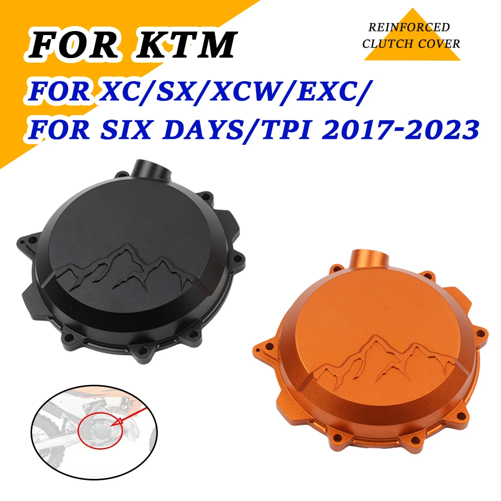 Motorcycle Reinforced Clutch Cover Guard For KTM EXC 300 250 XCW 2017 - 2023 TPi EXC 250 300 XC SX XCW Six Days 2022 Accessories