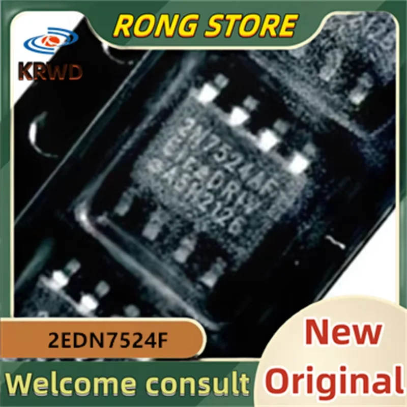 10PCS 2N7524AF New and Original Chip IC 2EDN7524F 2EDN7524 SOP-8 Gate Drive IC