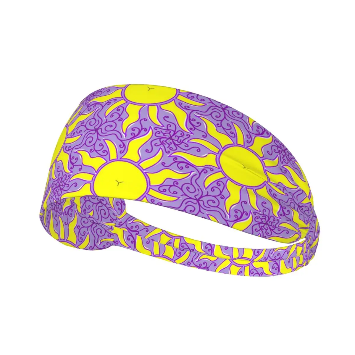 

Custom Rapunzel Sun Lantern Sweatband for Men Women Wicking Moisture Sports Sweatband Gym Yoga Running