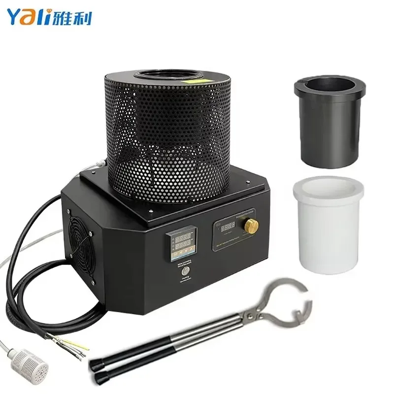 

Gold Furnace for Sale 4 KG Temperature Control Gold Melting Furnace Copper Smelting Electrical Induction Furnace Supplier