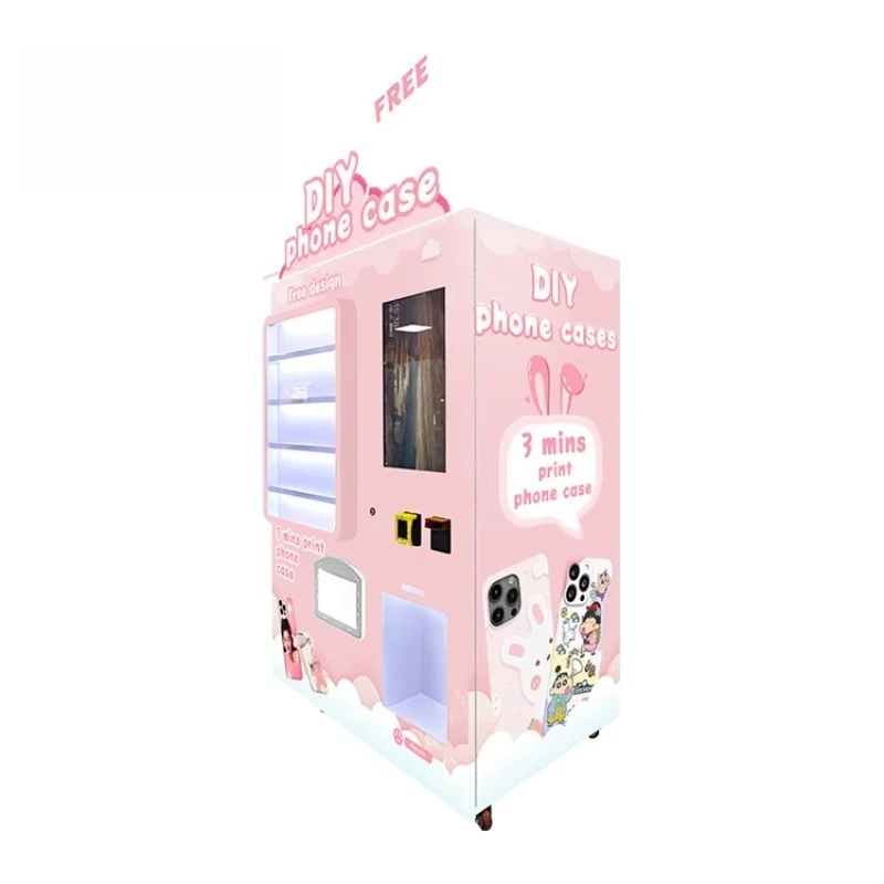 آلة بيع حالة الهاتف المخصصة آلة طباعة حالة الهاتف المحمول ذاتية الصنع الأوتوماتيكية