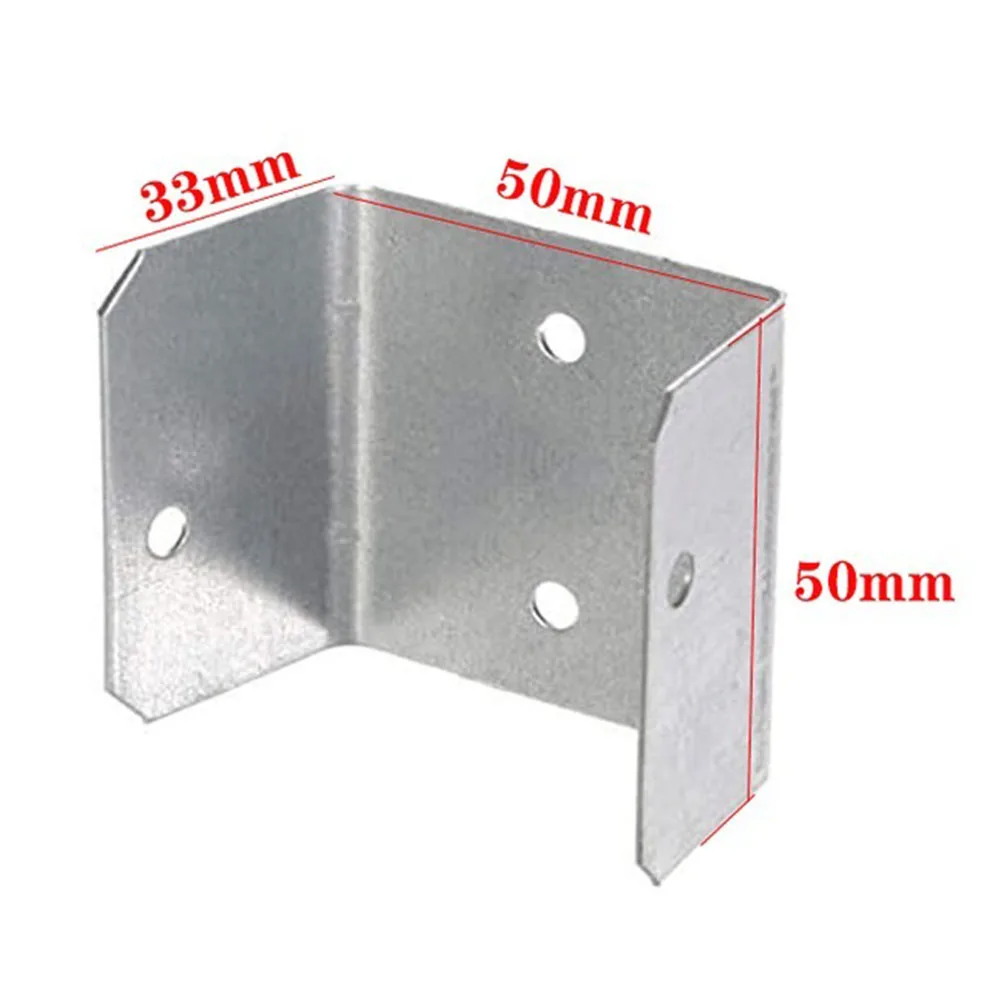 For Fencing Projects Timber Post Fasteners Fence Panel Clips Outdoor Installation High Compatibility Secure Panel Grip