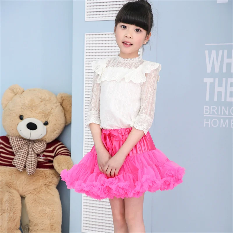 

Girl Dress Ballet Kids Tutu Skirts Cotton 2022 Fashion Spring Autumn Ballerina Party Evening Gown Dance Performance Children Clo