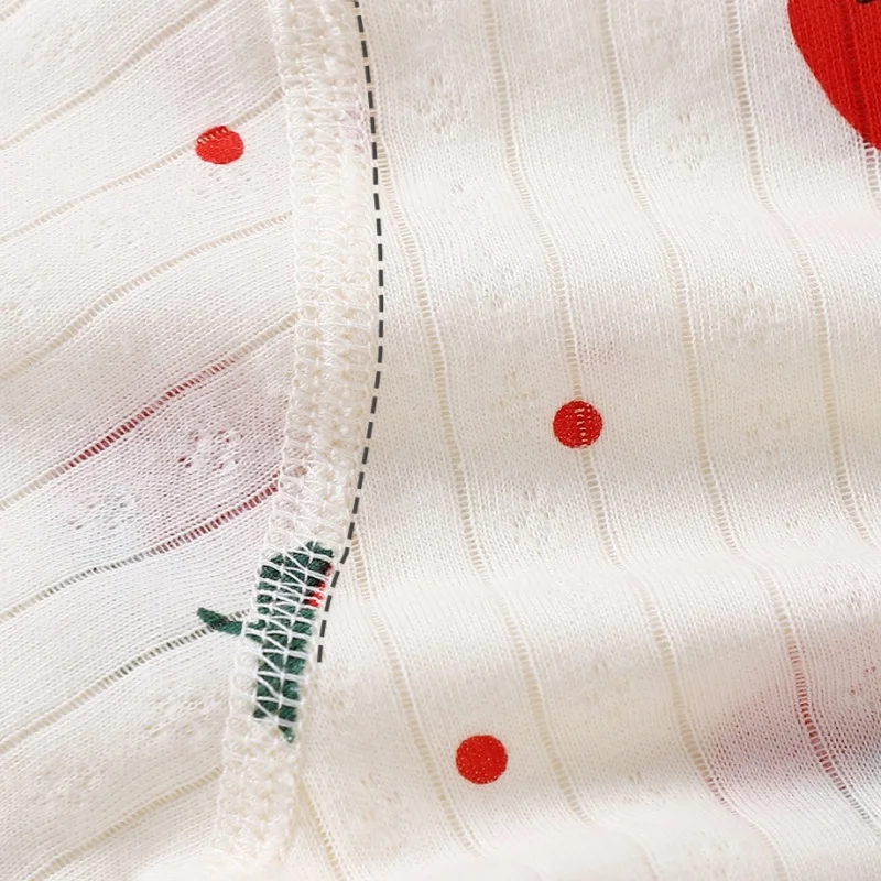 2-9 Jahre Kinder Schlafkleidung Fruchtdruck Pyjama 2-teiliges Set Frühling Langarm Mädchenanzüge Hautfreundliche Kinder-Indoor-Loungewear – Detail 8