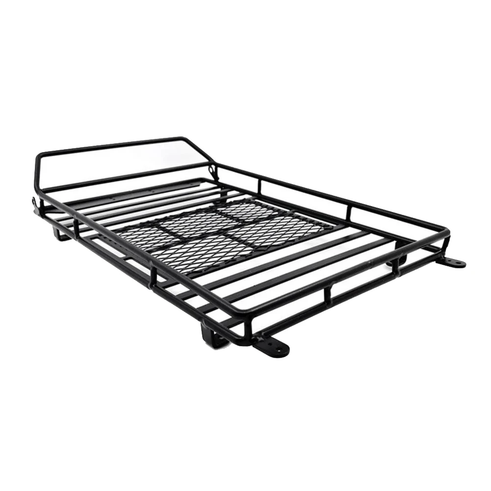 ABUM-Metal Roof Rack Luggage Carrier For 1/10 RC Crawler Car Axial SCX10 Traxxas TRX4 Bronco RC4WD D90 YK410