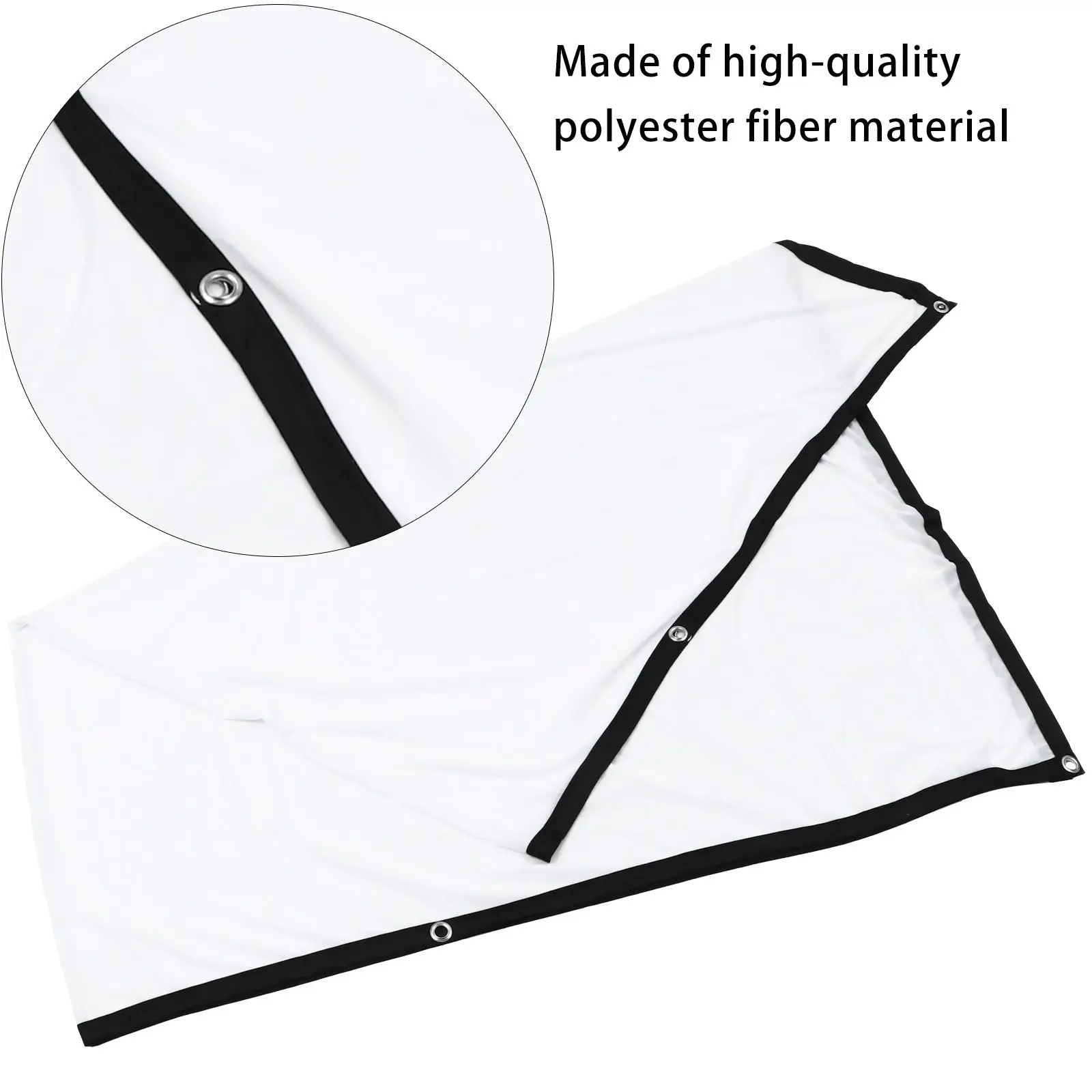 Аксессуары для портативного проектора, экран для театрального проектора, складной, легкий, высокое качество изображения