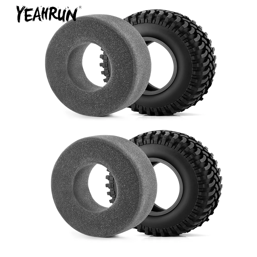 YEAHRUN 1.9inch Wheel Tyres 100MM Rubber Tires for 1/10 Axial SCX10 CC01 D90  RC Crawler Car Upgrade Parts