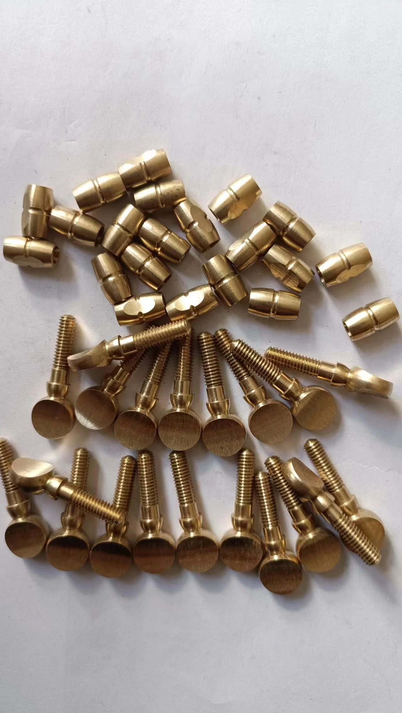 clarinet clamp screw Semi-finished products of brass before nickel plating